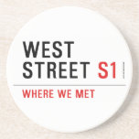 west  street  Coasters (Sandstone)