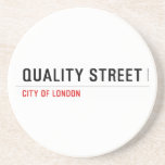 Quality Street  Coasters (Sandstone)