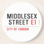 MIDDLESEX  STREET  Coasters (Sandstone)