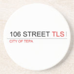 106 STREET  Coasters (Sandstone)