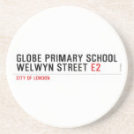 Globe Primary School Welwyn Street  Coasters (Sandstone)