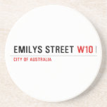 Emilys Street  Coasters (Sandstone)
