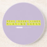 Real Izoski likes
 Playing Chess  Coasters (Sandstone)