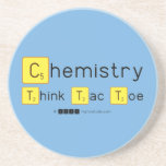 Chemistry
 Think Tac Toe  Coasters (Sandstone)