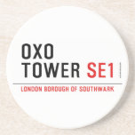 oxo tower  Coasters (Sandstone)
