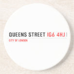 queens Street  Coasters (Sandstone)