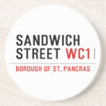 Sandwich Street  Coasters (Sandstone)