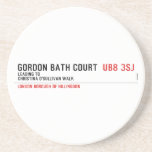 Gordon Bath Court   Coasters (Sandstone)