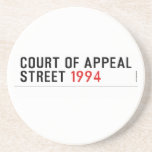 COURT OF APPEAL STREET  Coasters (Sandstone)