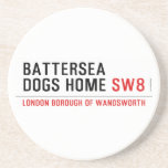 Battersea dogs home  Coasters (Sandstone)