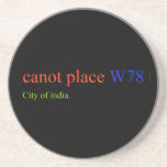 canot place  Coasters (Sandstone)
