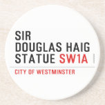 sir douglas haig statue  Coasters (Sandstone)