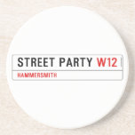 Street Party  Coasters (Sandstone)