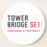 TOWER BRIDGE  Coasters (Sandstone)