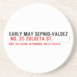 EARLY MAY SEPNIO-VALDEZ   Coasters (Sandstone)
