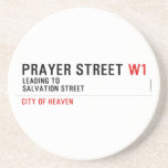 Prayer street  Coasters (Sandstone)