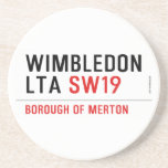 wimbledon lta  Coasters (Sandstone)