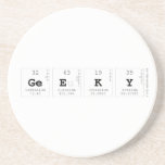 Geeky  Coasters (Sandstone)
