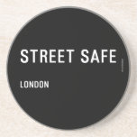 Street Safe  Coasters (Sandstone)