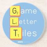 Game
 Letter
 Tiles  Coasters (Sandstone)