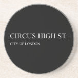 Circus High St.  Coasters (Sandstone)