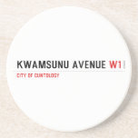 KwaMsunu Avenue  Coasters (Sandstone)