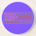 Ruchi Street  Coasters (Sandstone)