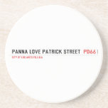 panna love patrick street   Coasters (Sandstone)