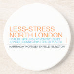 Less-Stress nORTH lONDON  Coasters (Sandstone)