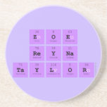 Zoe 
 Reyna
 Taylor  Coasters (Sandstone)