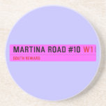 Martina Road #10  Coasters (Sandstone)