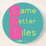 Game
 Letter
 Tiles  Coasters (Sandstone)