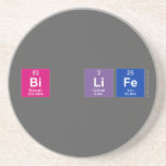 bi life  Coasters (Sandstone)