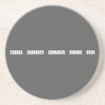Never gonna give you up  Coasters (Sandstone)