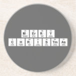 Merry
 Christmas  Coasters (Sandstone)