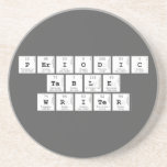 Periodic
 Table
 Writer  Coasters (Sandstone)