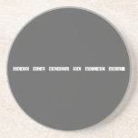 Keep Calm Geminis the sexiest sign.   Coasters (Sandstone)