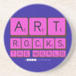 ART
 ROCKS
 THE WORLD  Coasters (Sandstone)