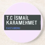 T.C İSMAİL KARAMEHMET  Coasters (Sandstone)