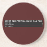 Leeds and Proxima HMVY  Coasters (Sandstone)