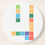 L  p
 O  o
 V  t
 E  i
     o
       n
 number
 nine  Coasters (Sandstone)