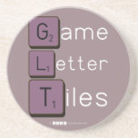 Game
 Letter
 Tiles  Coasters (Sandstone)
