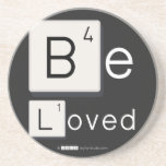 Be
 Loved  Coasters (Sandstone)