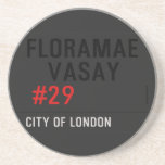 FLORAMAE    VASAY   Coasters (Sandstone)