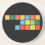 Periodic Table Writer  Coasters (Sandstone)