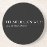FitiMi Design  Coasters (Sandstone)