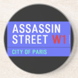 ASSASSIN Street  Coasters (Sandstone)