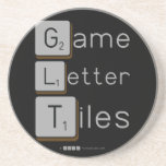 Game
 Letter
 Tiles  Coasters (Sandstone)