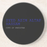 SYED ASIM ALTAF HASSAM  Coasters (Sandstone)