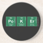 poker  Coasters (Sandstone)